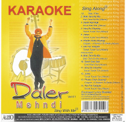 Daler Mehndi Karaoke CD Vol 1